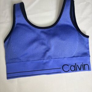 Calvin Klein Vibrant Blue Athletic Top